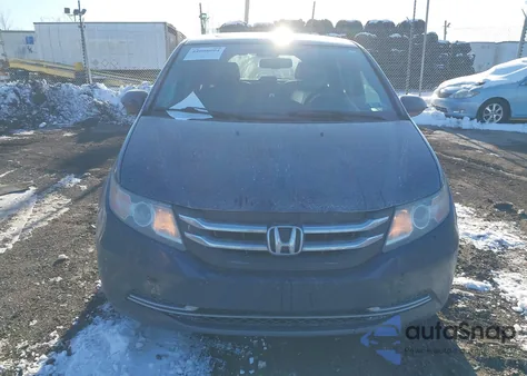 2014 Honda Odyssey Ex-L from USA, damaged, VIN 5FNRL5H69EB043099